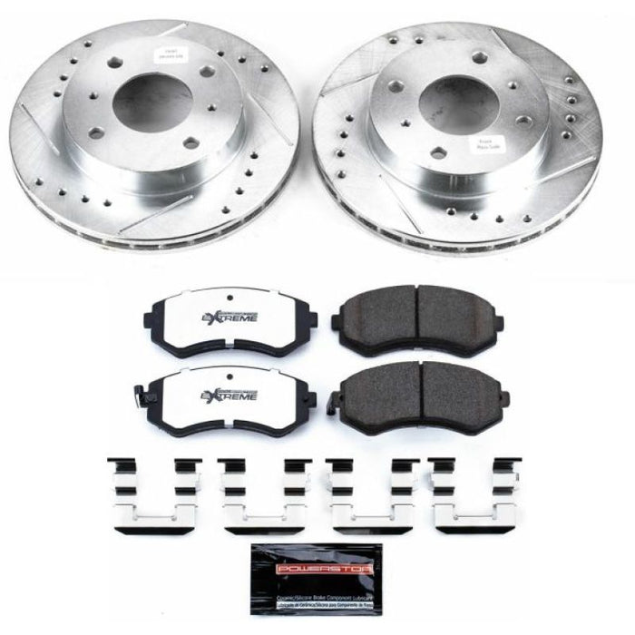 Kit de freins Power Stop 89-96 Nissan 240SX Z26 Street Warrior avant