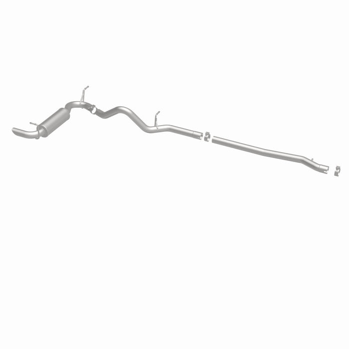 Échappement hautes performances MagnaFlow 12-14 Jeep Wrangler 4 portes avec sortie P/S arrière simple et droite en acier inoxydable C/B