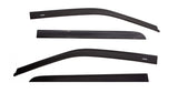 Pare-soleil à profil bas AVS 17-18 pour Nissan Titan Crew Cab Pickup 4 pièces - Noir mat