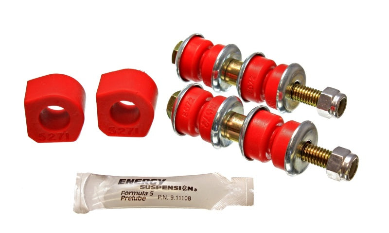 Bagues de barre stabilisatrice avant rouges 16 mm pour Honda Civic/CRX 84-87 Energy Suspension (bagues de liaison de barre stabilisatrice et