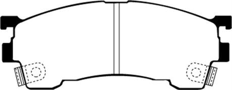 Plaquettes de frein avant EBC Redstuff pour Ford Probe 2.0 16v 93-97
