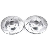 Disques de frein avant Power Stop 14-15 Acura ILX Evolution percés et fendus - Paire