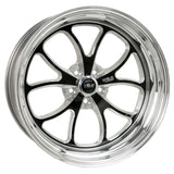 Roue noire Weld S76 20x7 / 5x120mm BP / 4.3in. BS (plaquette haute) - Sans verrou de talon