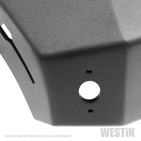 Pare-chocs avant Westin 18-19 Jeep Wrangler JL Stubby - Noir texturé