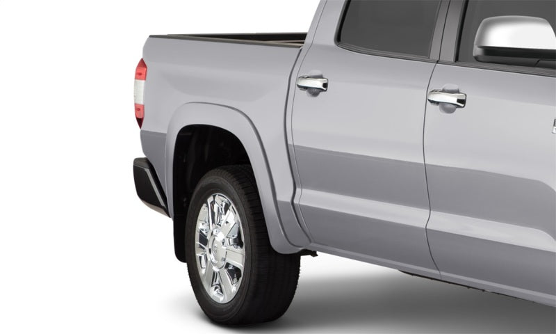Élargisseurs de toit style OE Bushwacker 16-18 Toyota Tundra Fleetside - 4 pièces 66,7/78,7/97,6 po - Silver Sky