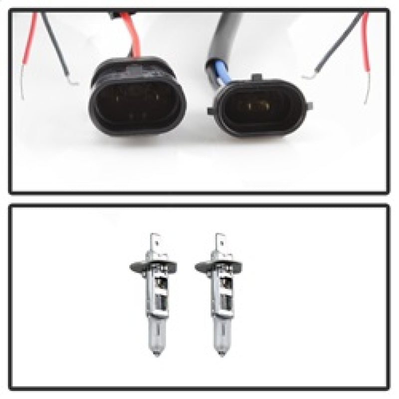 Phares de projecteur Spyder Toyota Tundra 07-13 LED Halo LED Smke PRO-YD-TTU07-HL-SM