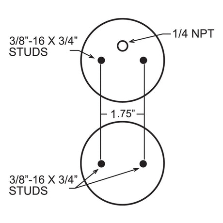 Soufflet de rechange Firestone Ride-Rite 268C (pour kit PN 2488/2061) (W217606764)