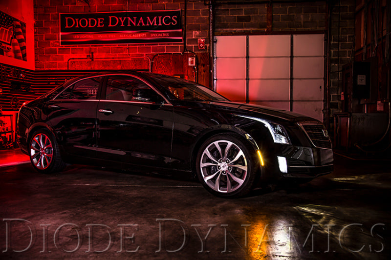 Diode Dynamics 14-19 Cadillac ATS Feux de position latéraux à LED Cadillac ATS (paire) Fumés