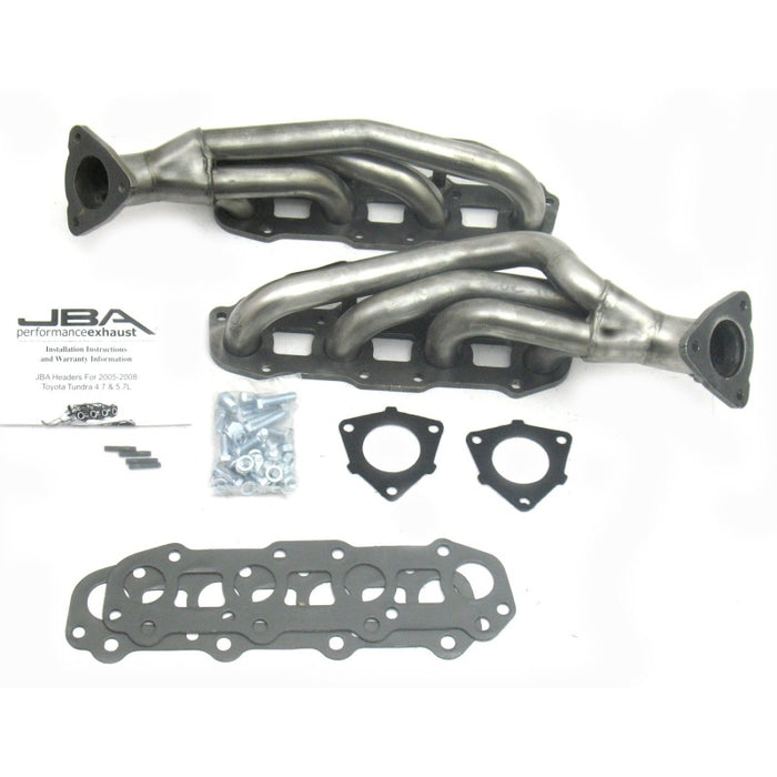 Collecteur d'échappement JBA 05-07 Toyota 4,7 L V8 1-1/2 po primaire brut 409SS Cat4Ward