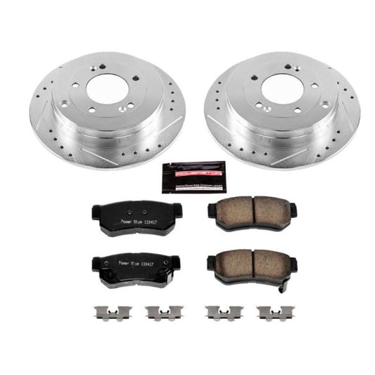 Power Stop 06-09 Hyundai Azera Rear Z23 Evolution Sport Brake Kit