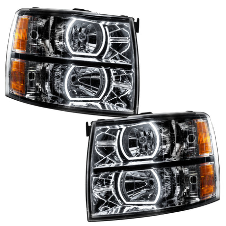 Oracle 07-13 Chevrolet Silverado SMD HL - Noir - Carré - ColorSHIFT avec contrôleur BC1 VOIR LA GARANTIE