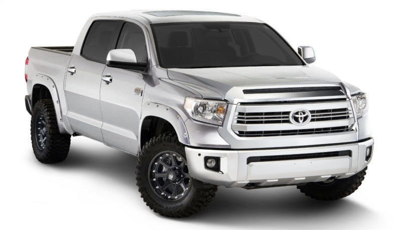 Élargisseurs de toit style OE pour Toyota Tundra Fleetside Bushwacker 19-21 - 4 pièces pour caisse de 66,7/78,7/97,6 po - Super blanc