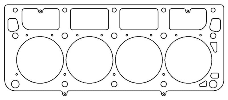 Cometic GM LS1 (w/M.I.D. Sleeves) 4.125 inch Bore .051 inch MLS Head Gasket