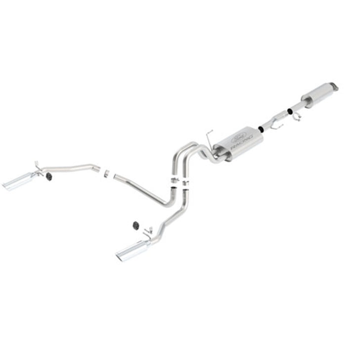 Système d'échappement sport Cat-Back TI-VCT Ford Racing pour Ford F-150 5,0 L avec empattement de 145 pouces