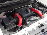 Tube IC rouge aFe BladeRunner 2,5 pouces côté chaud avec kit de couplage et de serrage 2016 GM Colorado/Canyon 2,8 L