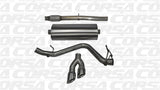 Corsa 14 GMC Sierra/Chevy Silv 1500 Crew Cab/Std. Bed 5.3L V8 Échappement sport poli CB simple face