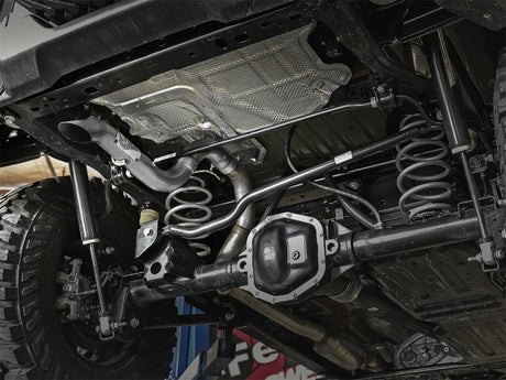 Système d'échappement arrière aFe MACH Force-Xp avec NoTip 18-20 Jeep Wrangler L4-2.0T / V6-3.6L