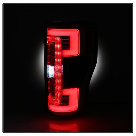 Feux arrière à LED Spyder 17-18 Ford F-250 Super Duty (sauf modèles à LED) - Chrome (ALT-YD-FS17-LED-C)