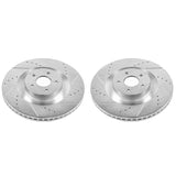 Disques de frein avant Power Stop 16-18 Ford Focus Evolution percés et fendus - Paire