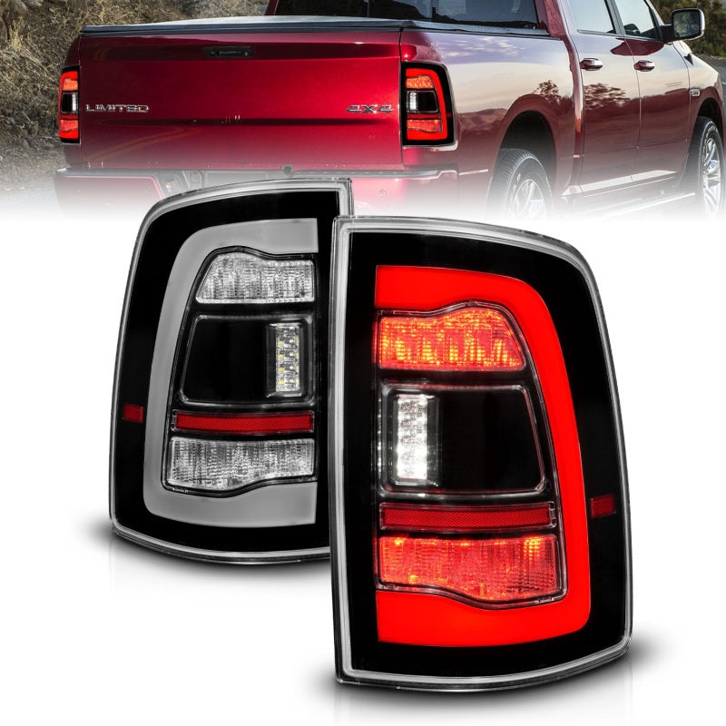Feux arrière à LED séquentiels ANZO 09-18 Dodge Ram 1500 Noir