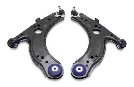 Ensemble de bras de suspension inférieurs avant Superpro 99-06 VW Golf (pas R32)/99-05 Jetta avec bagues SuperPro