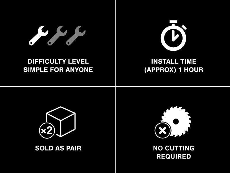 Phares LED Halo Raxiom 07-18 Jeep Wrangler JK - Boîtier chromé (lentille transparente)