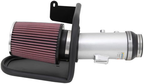Système d'admission d'air K&amp;N 13-14 Honda Accord 3.5L V6 69 Series Typhoon - Kit d'admission d'air froid argenté