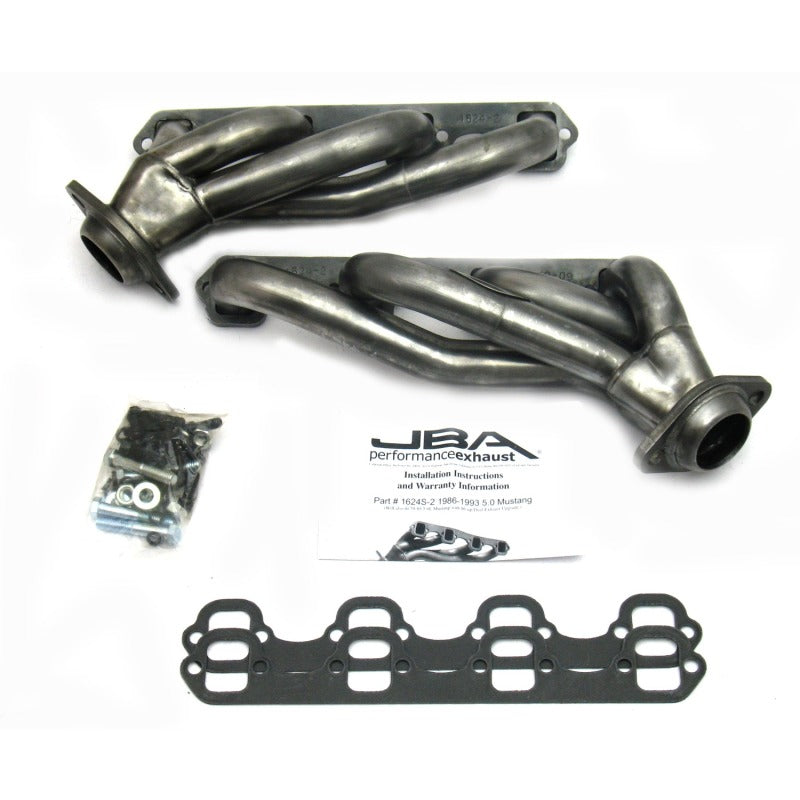 JBA 86-93 Ford Mustang 5.0L SBF 1-5/8in Primary Raw 409SS Cat4Ward Header