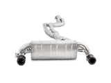 Arrière de catalyseur Akrapovic Evolution Line 16-17 BMW 340i (F30 F31) (SS) avec embouts en carbone (tuyau de liaison requis)