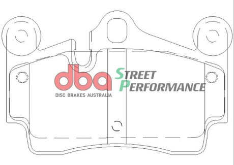 Plaquettes de frein arrière DBA 03-10 Porsche Cayenne SP500
