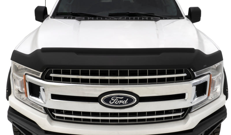 Protecteur de capot à profil bas texturé AVS 15-18 pour Ford F-150 Aeroskin II - Noir