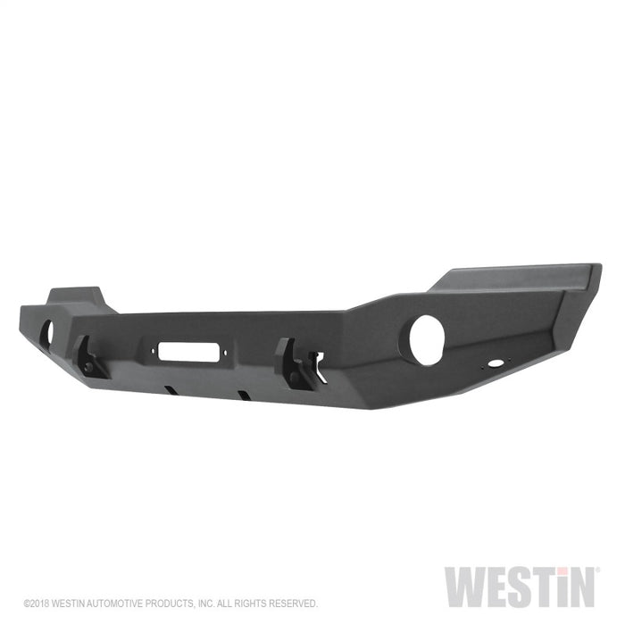 Pare-chocs avant pleine largeur Westin 07-18 Jeep Wrangler JK WJ2 - Tex. Blk