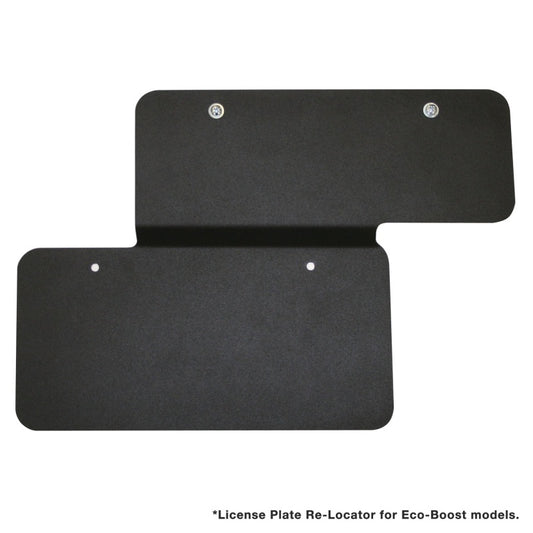 Westin Ford F-150 EcoBoost Bull Bar License Plate Bracket - Black