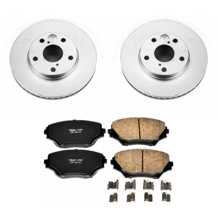 Kit de freins avant Power Stop 01-05 avec revêtement Geomet Z17 Evolution pour Toyota RAV4