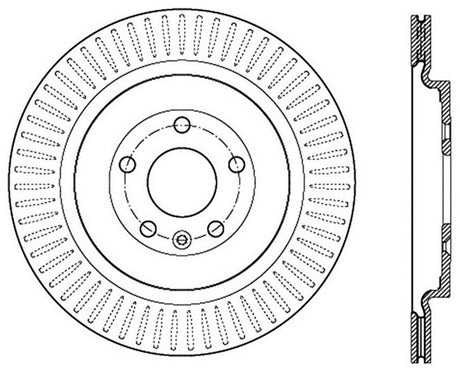 Disque de frein arrière droit StopTech pour Ford Taurus SHO 2013-2016