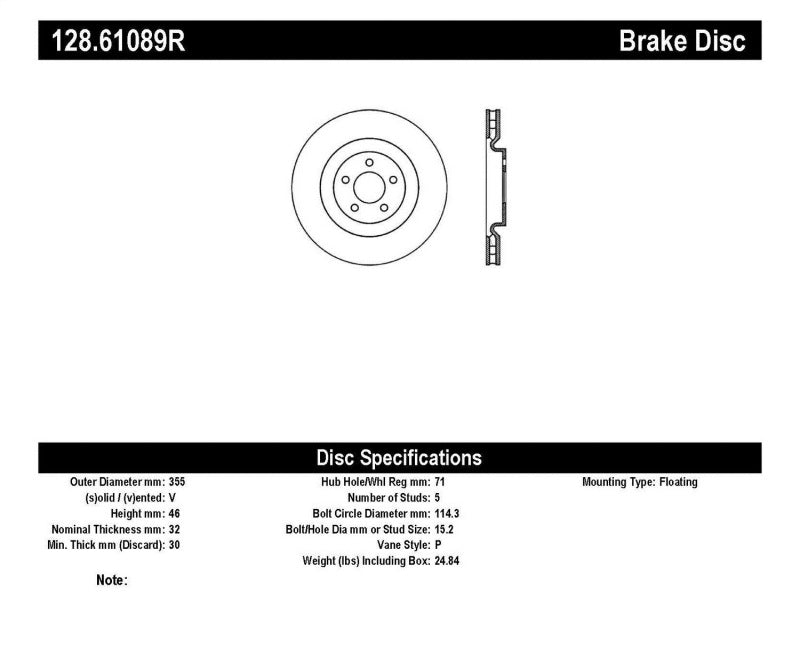 Disque de frein sport percé StopTech