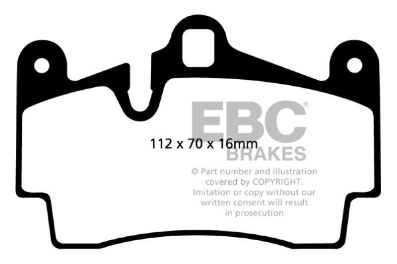 Plaquettes de frein Bluestuff Street et Track Day d'EBC Brakes