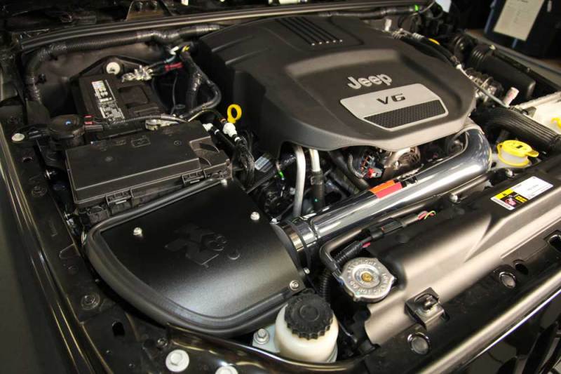 Kit d'admission haute performance à haut débit K&amp;N 12-18 Jeep Wrangler V6-3.6L (homologué CARB 12-15)