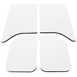Tapis de toit pour Jeep Wrangler JK 2 portes DEI 11-18 - 4 pièces - Blanc