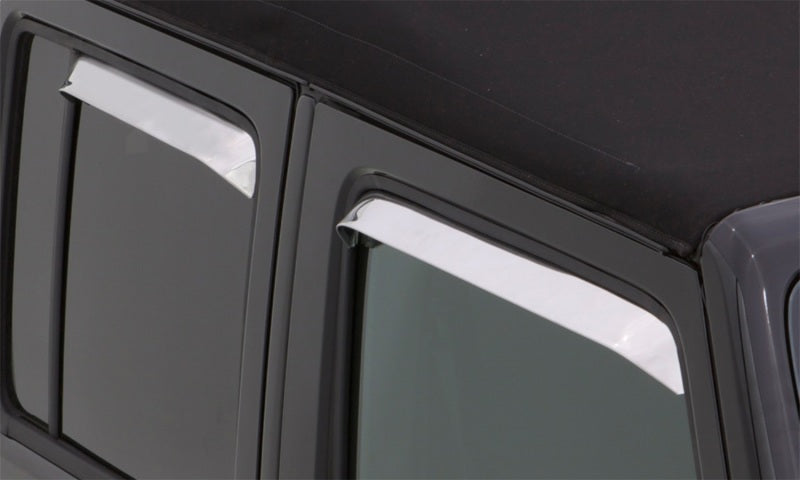 Déflecteurs de vitres avant et arrière AVS 73-91 Chevy CK Ventshade 4 pièces - Acier inoxydable