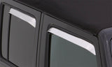 Déflecteurs de vitres avant et arrière AVS 87-98 Ford F-250 Super Duty Ventshade 4 pièces - Acier inoxydable