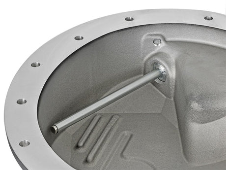 Couvercle de différentiel arrière aFe Power Pro Series noir avec ailettes usinées 16-17 Nissan Titan XD (AAM 9.5-14)