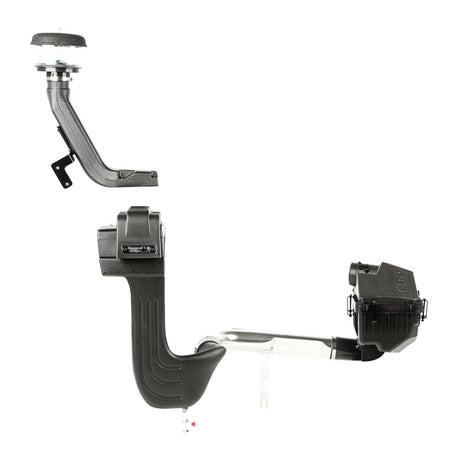 Tuba Rugged Ridge XHD avec préfiltre Diesel 07-18 Jeep Wrangler