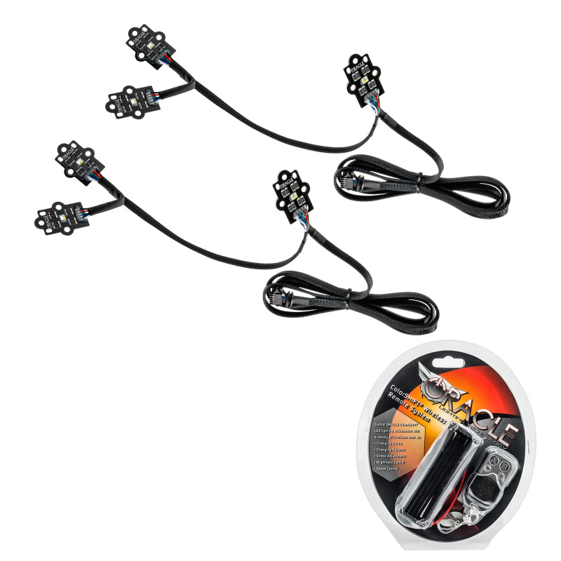 Kit de mise à niveau des phares DRL RVB + W Oracle 19-21 GMC Sierra 1500 - ColorSHIFT VOIR LA GARANTIE