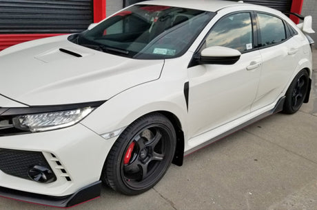 Garde-boue Rally Armor 17-21 Honda Civic Type R noir UR avec logo blanc