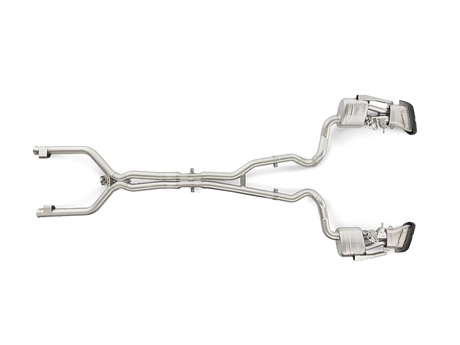 Arrière de catalyseur Akrapovic 15-17 AMG C63 Estate Evolution Line (titane) avec embouts en carbone (tuyau de liaison requis)