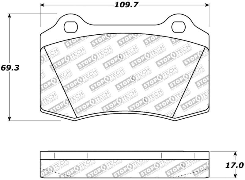 StopTech Street Touring Brake Pads