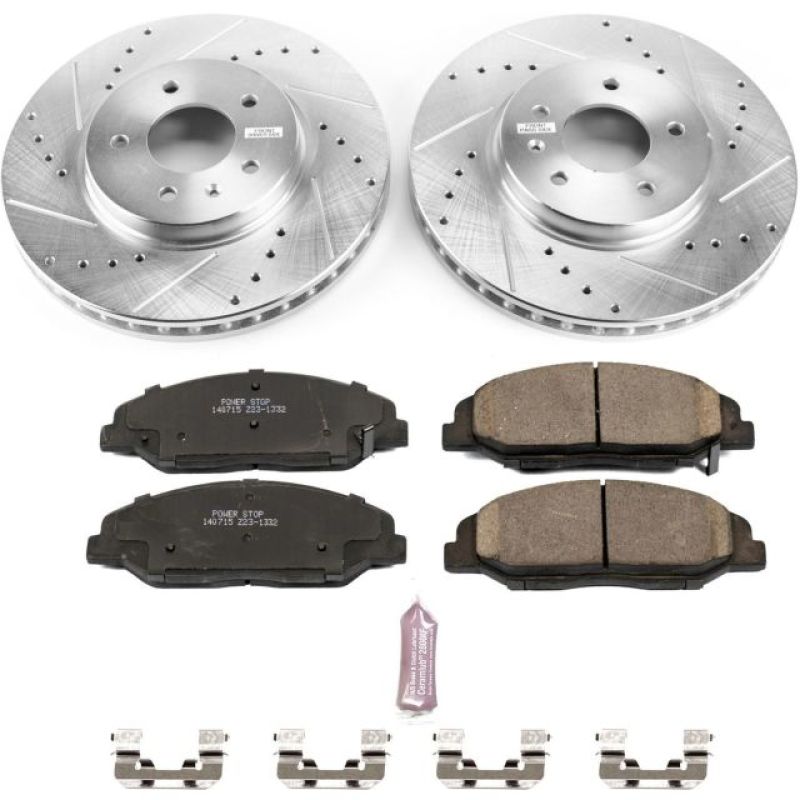 Power Stop 09-11 Cadillac STS Front Z23 Evolution Sport Brake Kit