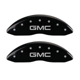 Couvre-étriers MGP 4 gravés avant et arrière GMC finition noire Silver Char 2009 GMC Savana 2500