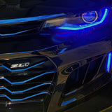 Kit de mise à niveau des phares DRL RVB + W Oracle 16-18 Chevy Camaro - ColorSHIFT avec commande BC1 VOIR LA GARANTIE